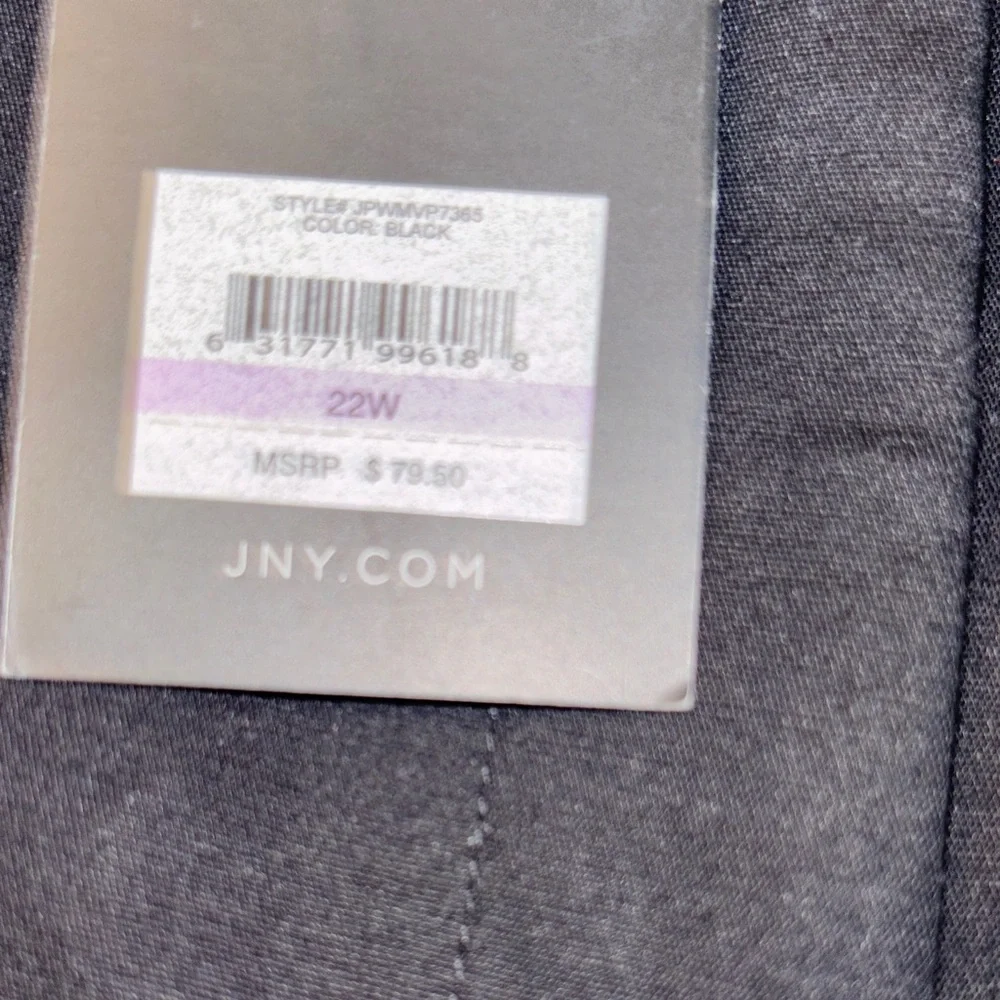 Jones New York Classic Black Dress Pants - Picture 2 of 3